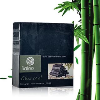 Thailand Saboo Bamboo Charcoal Essential Oil Soap Whitening Moisturizing Anti Acne 100g