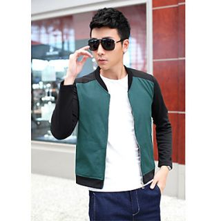 Shishangqiyi MenS Slim Fashion All Purpose Jacket(Green)