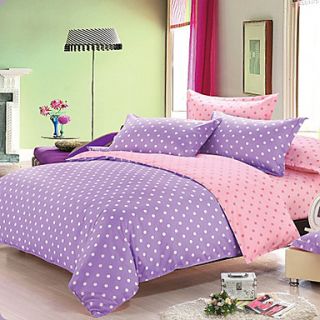 Mainstream Purple Dreams Polka Dots Small 4 PCS Set Bedding