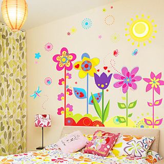 Colorful Sunflower Wall Stickers