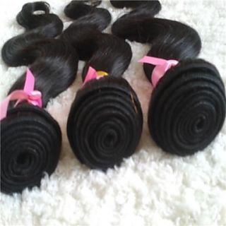 Well constructed Maylaysian Body Wave Weft 100% Virgin Remy Human Hair Extensions 22 Inch 3Pcs