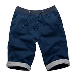 ARW Mens Leisure/Sports Short Solid Color Blue Pants