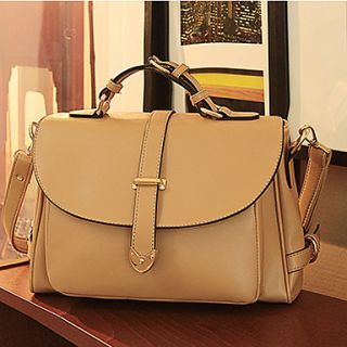 MIQIANLIN Womens Trendy Satchel Bag(Almond)