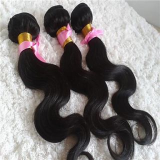 Well constructed Maylaysian Body Wave Weft 100% Virgin Remy Human Hair Extensions 10Inch 3Pcs