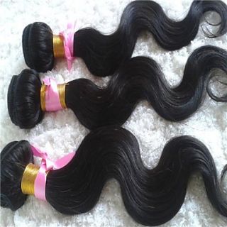 Well constructed Maylaysian Body Wave Weft 100% Virgin Remy Human Hair Extensions 8 Inch 3Pcs