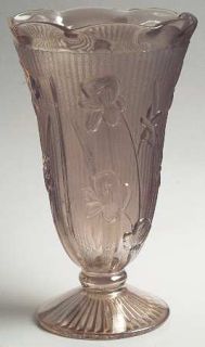 Jeannette Iris Iridescent 9 Flower Vase   Iridescent (Carnival), Flora Gold