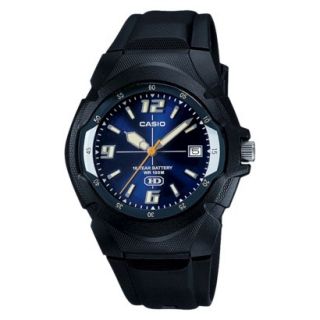 Casio Mens 10 Year Battery Blue Dial Watch   Black   MW600F 2AV