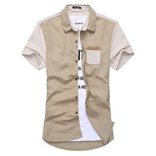 ARW Mens New Style Short Sleeve Khaki Shirt