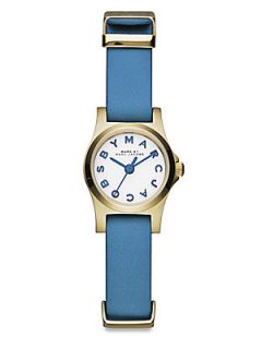 Marc by Marc Jacobs Henry Dinky Goldtone Stainless Steel & Leather Strap Watch  