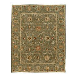 Transitional Hand tufted Floral Wool Rug (36 X 56)