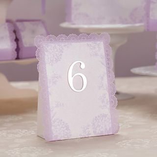 Romantic Lilac Wedding Place Card   Set of 10
