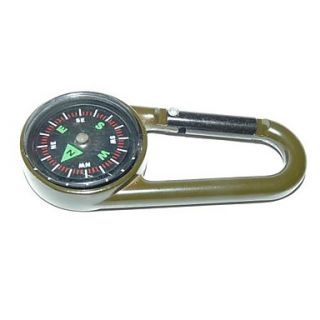 Outdoor Portable Zinc Alloy Compass  Army Green