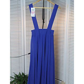 Rxhx Strap Chiffon Dress (Royal Blue)
