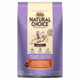Nutro Natural Choice Fish Meal, Whole Brown Rice and Potato Adult Dog Food, 30 lbs.