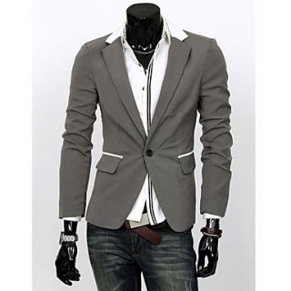 Cocollei mens Korean wild casual coat suit (Gray)