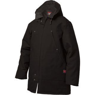 Tough Duck Hydro Parka with Hood   S, Black