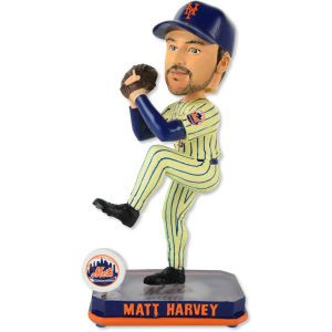 New York Mets Matt Harvey Forever Collectibles Springy Logo Bobble