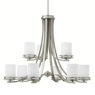 Kichler 1674NI Soft Contemporary/Casual Lifestyle 9 Light Fixture Brushed Nickel