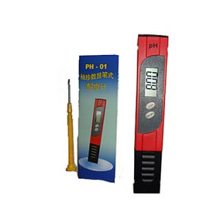 High Quality Digital Pocket Pen Type PH Meter Digital Tester(Manual Calibration, /  0.1 pH)