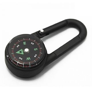 Outdoor Portable Zinc Alloy Compass   Black