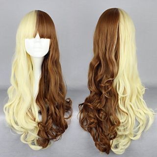 Harajuku Style Cosplay Synthetic Wig Lolita Long Wavy Wig Mixed Colors