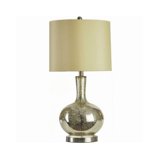 Mercury Glass Table Lamp, Silver