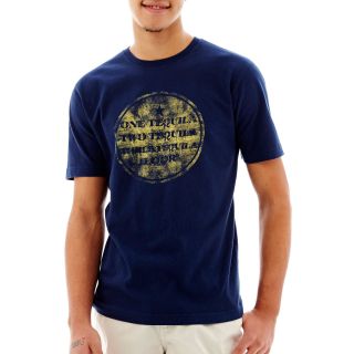 Island Shores Graphic Tee, Navy Tequila, Mens