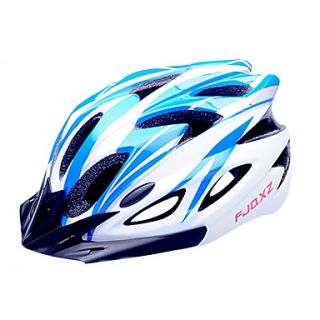 FJQXZ EPSPC Blue and White Integrally molded Cycling Helmet(18 Vents)