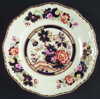 Masons Mandarin Dessert/Pie Plate, Fine China Dinnerware   Multicolor Oriental