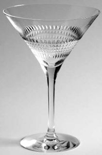 Christofle Facettes Martini Glass   Clear,Cut,Barware,No Trim