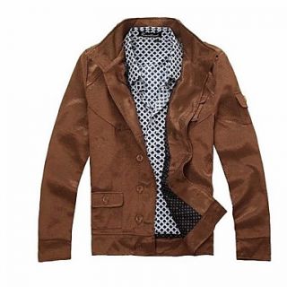 Mens Stand Collar Jacket