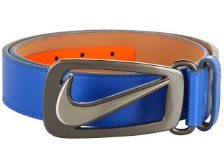 Nike Signature Swoosh Cutout Mens Belts (Blue)