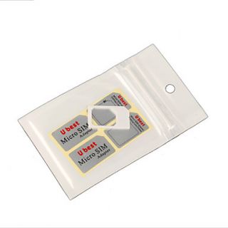 Micro Sim Card to Standard Sim Card Adapter (White)