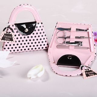 Pink Purse Manicure Kit Wedding Favor