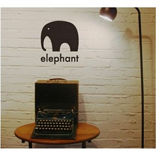 Elephant Decorative Wall Sticker(0565 1105065)