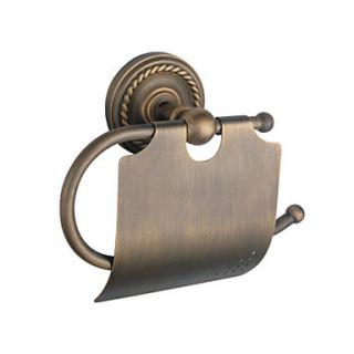 Antique Brass Wall mounted Toilet Roll Holder