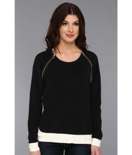 Townsen Swift Fleece Pullover Womens Sweatshirt (Black)