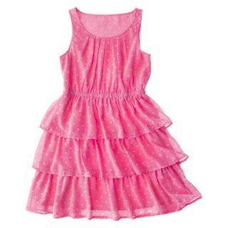 Cherokee Girls Dress   Dazzle Pink XS