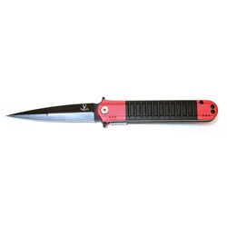 Defender Red And Black 8 inch Folding Knife With Clip (Red and blackDimensions 8 inches longWeight 1 poundsBlade length 3.5 inchesBelt clip included Model W6006Before purchasing this product, please familiarize yourself with the appropriate state and 