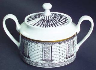 Rosenthal   Continental Palladiana Sugar Bowl & Lid, Fine China Dinnerware   For