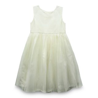 Marmellata Taffeta Ballerina Flower Girl Dress Girls 12m 6y, White, White, Girls