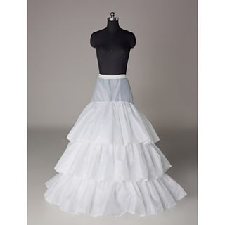 Nylon Ball Gown Full Gown 1 Tier Floor length Slip Style/ Wedding Petticoats