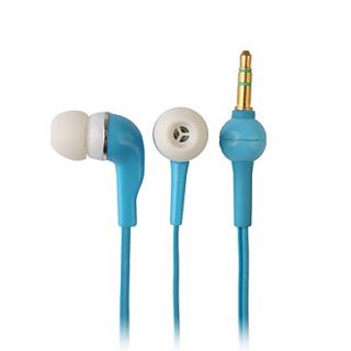 Elegant High quality Earphones, 1.2m Cord, 3.5mm (Blue)