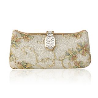 Satin With Rhinestone/ Glitter Evening Handbags/ Clutches More Colors Available