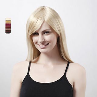 Capless Long High Quality Synthetic Straight Hair Wig Multiple Colors Available