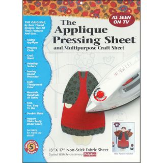 The Applique Casual Pressing Sheet With Instructions Included