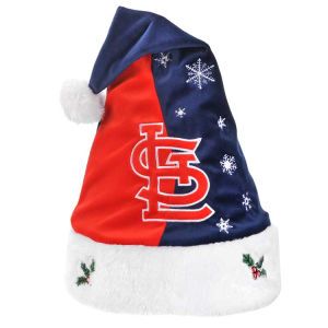 St. Louis Cardinals Forever Collectibles Team Logo Santa Hat
