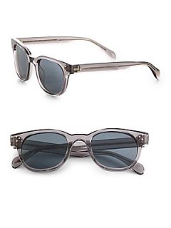 Oliver Peoples Afton Sun Acetate Round Sunglasses   Grey