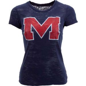 Mississippi Rebels NCAA Womens Burner 5TH AVE T Shirt