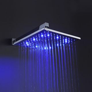 Sprinkle by Lightinthebox   12 inch Brass Shower Head with Color Changing LED Light